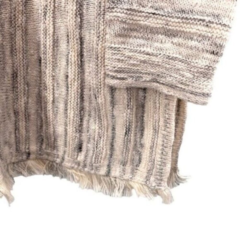 J. Jill Womens Marled Fisherman Knit Sweater Button Back - Picture 3 of 13